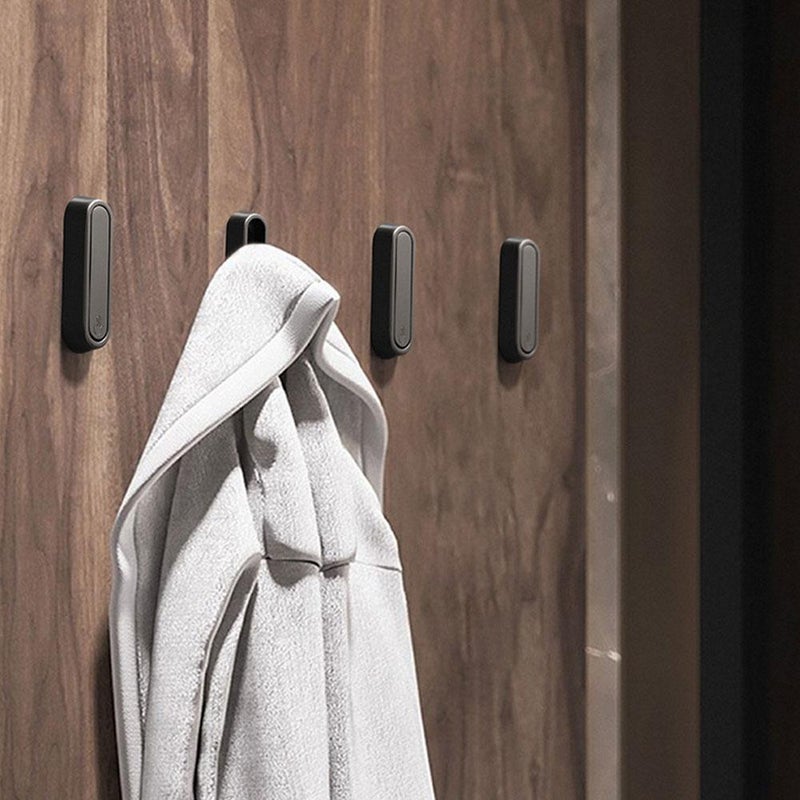 Foldable Hooks Wall Mount, Retractable Heavy Duty Wall Hooks Hanging for Coats Towels Backpacks Bags Brushed Gold Towel Hooks in The Bathroom,Closet,Entryway,Pool and Kitchen - Image 3
